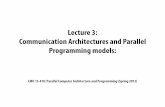 Lecture 3: Communication Architectures and Parallel ...