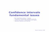 Confidence intervals fundamental issues