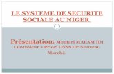 LE SYSTEME DE SECURITE SOCIALE AU NIGER Présentation