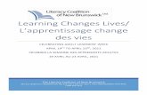 Learning Changes Lives/ L’apprentissage change des vies