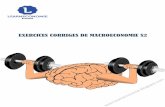 EXERCICES CORRIGES DE MACROECONOMIE S2