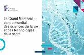 Le Grand Montréal : centre mondial des sciences de la vie ...