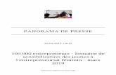 PANORAMA DE PRESSE - 100000 entrepreneurs
