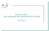 Etat des lieux de l’utilisation des données RTC et ENC
