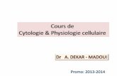 Cours de Cytologie & Physiologie cellulaire