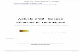 Actuels n°22 - Espace Sciences et Techniques