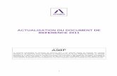 ACTUALISATION DU DOCUMENT DE REFERENCE 2011
