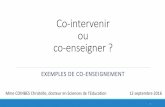 Co-intervenir ou co-enseigner - ac-aix-marseille.fr