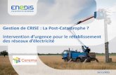 Gestion de CRISE : La Post-Catastrophe ? Intervention d ...
