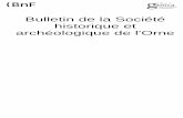 Société historique et archéologique de l'Orne. Bulletin de ...