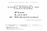 P lan L ocal d’ Urbanisme - Saint-Bonnet de Chavagne