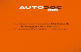 Kuidas vahetada Renault Kangoo KC01 esi-klaasipuhastite ...