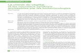 Biotechnologies Bioraffineries végétal La chimie du ...