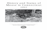History and Status of Moose in Connecticut - 2002