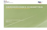 AERODROMES EXEMPTES