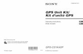 GPS Unit Kit/ Kit d’unité GPS - Sony