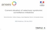Current situation of veterinary syndromic surveillance ...