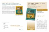 English vErsion availablE Le Loisir pubLic et civiL au Québec