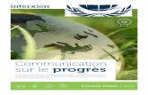 Communication sur le progrès - Alliance Green IT