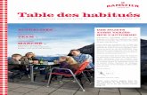 table des habitués - RAMSEIER Suisse