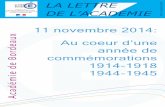 11 novembre 2014: Académie de Bordeaux