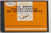Le Droit international du développement