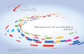 Rapport d’activités 2012 - C.H.U. Tivoli
