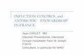 INFECTION CONTROL and ANTIBIOTIC STEWARDSHIP IN FRANCE