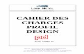 CAHIER DES CHARGES PROFIL DESIGN - InfoWeb BTP