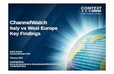 Italy vs West Europe Key Findings - Digitalic