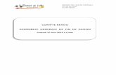 COMPTE RENDU ASSEMBLEE GENERALE DE FIN DE SAISON