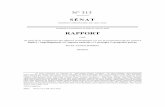 Enregistré à la Présidence du Sénat le 5 janvier 2022 RAPPORT