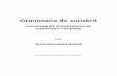 Grammaire de Sanskrit - archive.org