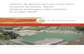 Options de gestion de l’eau verte dans le bassin du Sebou ...