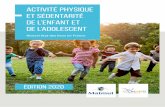 Activité physique et sédentarité de l’enfant et de l ...