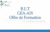 B.U.T GEA-AIX Offre de Formation