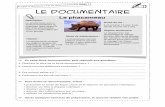 Le documentaire - Le Petit Journal des Profs