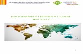 PROGRAMME INTERNATIONAL JFR 2017