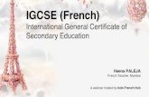 IGCSE (French) - Indo French Hub