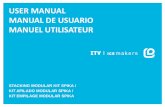 USER MANUAL MANUAL DE USUARIO MANUEL UTILISATEUR