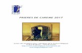 PRIERES DE CAREME 2017 - AACAT - catho-bruxelles.be