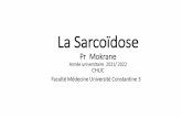 La Sarcoïdose - facmed.univ-constantine3.dz
