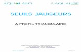 SEUILS JAUGEURS - Aqualabo