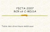 PICTA 2007 RCR et C-MDSA - Urgences-santé
