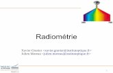 Radiométrie - Institut Optique