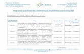 Programme prévisionnel des Commissions de Normalisation ...