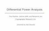 Paul Kocher, Joshua Jaffe, and Benjamin Jun Cryptography ...