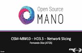 OSM-MR#10 HD3.3 Network Slicing