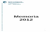 Memoria 2012 - ONGD