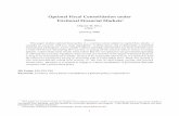 Optimal Fiscal Consolidation under Frictional Financial ...